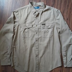 Vintage POLO Ralph Lauren Khaki Long-Sleeve
